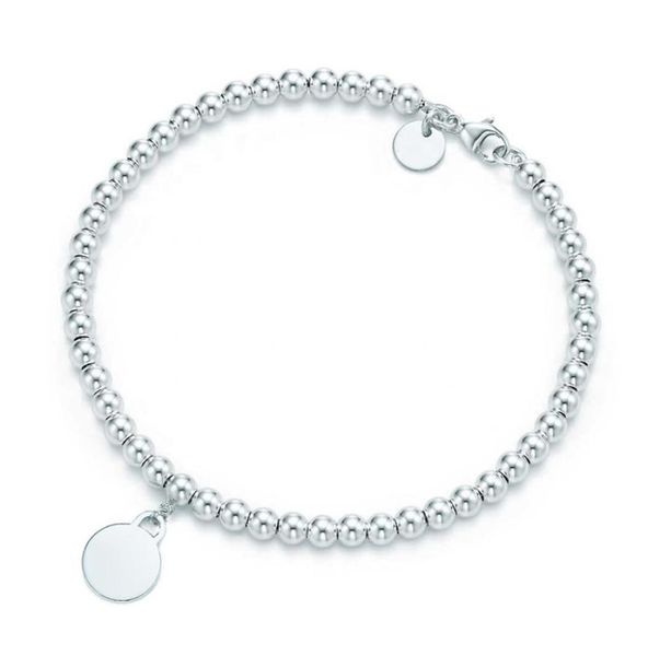 heart beaded bracelet women couple sterling silver strands chain 4mm beads ball t tag bracelets blue designer jewelry gifts for gi9112210, Black
heart beaded bracelet women couple sterling silver strands chain 4mm beads ball t tag bracelets blue designer jewelry gifts for gi9112210, Black