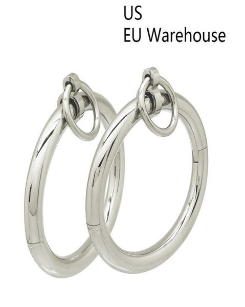 polished shining stainless steel lockable wrist ankle cuffs bangle slave bracelet with removable o ring restraints set q07171038016, Black
polished shining stainless steel lockable wrist ankle cuffs bangle slave bracelet with removable o ring restraints set q07171038016, Black