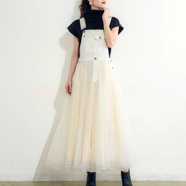 dresses fashion casual mesh denim patchwork suspender dress solid allmatch elegant big swing robe 2023 summer new midi vestidos mujer, Black;gray
dresses fashion casual mesh denim patchwork suspender dress solid allmatch elegant big swing robe 2023 summer new midi vestidos mujer, Black;gray