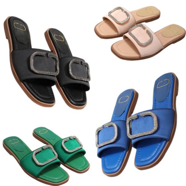 pure silk slippers diamond letter designer shoes flat heel beach shoes luxury women's sandals summer fashion outdoor shoes silk satin f, Black
pure silk slippers diamond letter designer shoes flat heel beach shoes luxury women's sandals summer fashion outdoor shoes silk satin f, Black