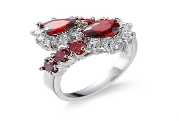red ruby cz gem white gold filled wedding engagement party band finger ring sz6101738390, Silver
red ruby cz gem white gold filled wedding engagement party band finger ring sz6101738390, Silver