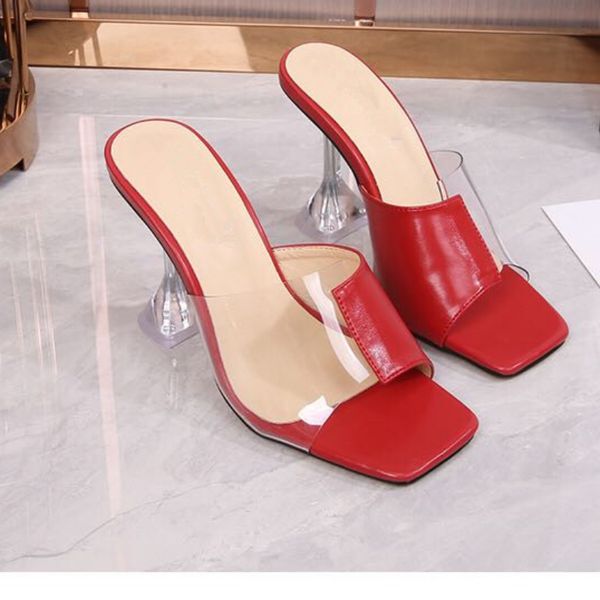summer ladies slippers pvc transparent high heels clear crystal slides mules female sandals siez 46 women shoes daily peep toe, Black
summer ladies slippers pvc transparent high heels clear crystal slides mules female sandals siez 46 women shoes daily peep toe, Black