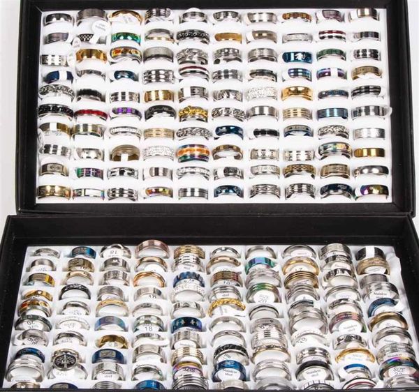 whole 200pcs mix lot men women fashion stainless steel rings wedding band finger ring trendy jewelry312w7664112, Silver
whole 200pcs mix lot men women fashion stainless steel rings wedding band finger ring trendy jewelry312w7664112, Silver