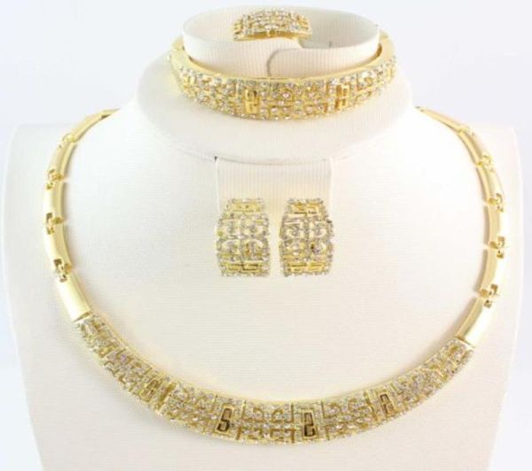 jewelry sets new design fashion women 18k goldsilver plated necklace bangle earring ring gift full rhinestone set 6pcslot3074149, Black
jewelry sets new design fashion women 18k goldsilver plated necklace bangle earring ring gift full rhinestone set 6pcslot3074149, Black