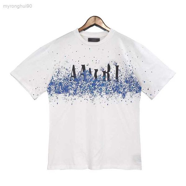 summer new high star sky letters splashed short-sleeved for men and lovers if3f ai8n, White;black
summer new high star sky letters splashed short-sleeved for men and lovers if3f ai8n, White;black
