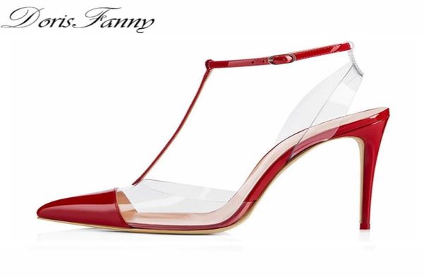 dorisfanny slingback heels pumps red white pointed toe t strap clear high heels transparent heels women summer shoes lj2011126369763, Black
dorisfanny slingback heels pumps red white pointed toe t strap clear high heels transparent heels women summer shoes lj2011126369763, Black