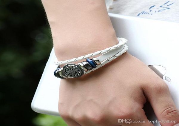 men039s multilayer woven couple leather bracelet hand made punk style stainless steel9553356, Golden;silver
men039s multilayer woven couple leather bracelet hand made punk style stainless steel9553356, Golden;silver