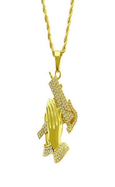 hip hop iced out bling full rhinestone praying hands men pendants necklaces gold color big prayer jesus necklace jewelry6494274, Silver
hip hop iced out bling full rhinestone praying hands men pendants necklaces gold color big prayer jesus necklace jewelry6494274, Silver