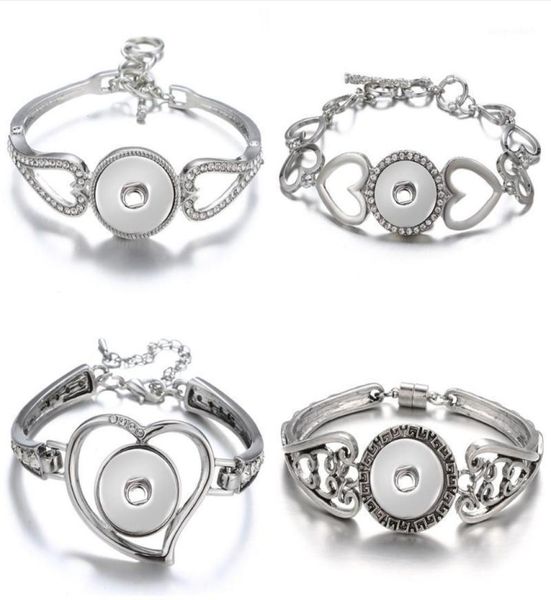 new fashion silver plated hollow rhinestone hearts snap bracelet bangle 22cm fit 18mm snap button jewelry whole16033706, Golden;silver
new fashion silver plated hollow rhinestone hearts snap bracelet bangle 22cm fit 18mm snap button jewelry whole16033706, Golden;silver