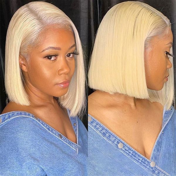 613 honey blonde colored human hair wigs for women human hair remy brazilian straight short bob wig, Black;brown
613 honey blonde colored human hair wigs for women human hair remy brazilian straight short bob wig, Black;brown
