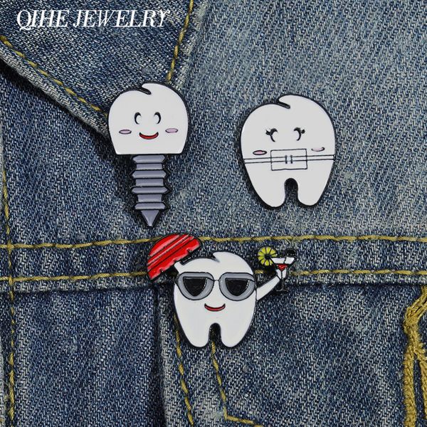 lovely teeth enamel pin cartoon brooch cute lapel backpack badge gift for friends dental doctor nurse hospital hat, Gray
lovely teeth enamel pin cartoon brooch cute lapel backpack badge gift for friends dental doctor nurse hospital hat, Gray