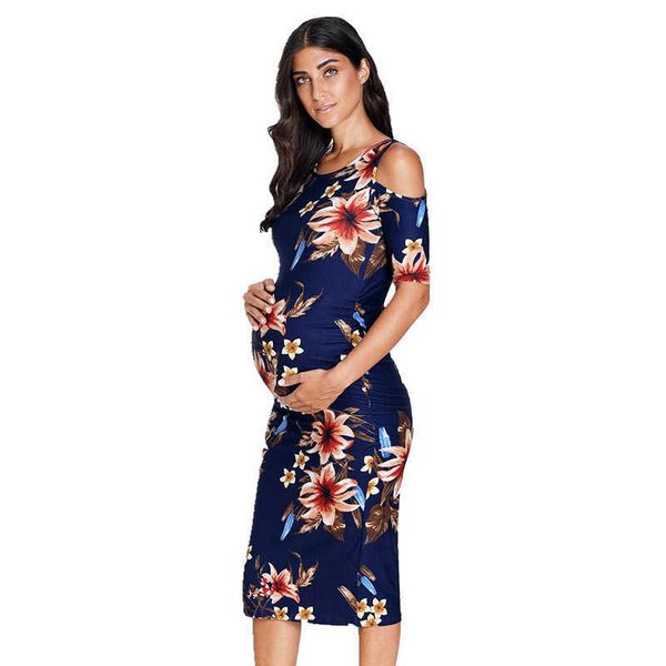 maternity dresses single shoulder short sleeve pregnant women's wear flower pregnant women's wear knee length fashion elegant preg, White
maternity dresses single shoulder short sleeve pregnant women's wear flower pregnant women's wear knee length fashion elegant preg, White