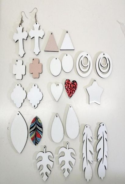 20pcs sublimation blank earrings white wood eardrop for diy fashion personalized women earrings round waterdrop star shape ea2153183, Silver
20pcs sublimation blank earrings white wood eardrop for diy fashion personalized women earrings round waterdrop star shape ea2153183, Silver