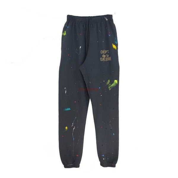 designer clothing fashion pant galleryes depts. virgil the same hand-painted splash ink graffiti washedmade old casual pants men's swea, Black
designer clothing fashion pant galleryes depts. virgil the same hand-painted splash ink graffiti washedmade old casual pants men's swea, Black