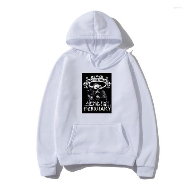 men's hoodies viking never underestimate an old man was in february outerwear308, Black
men's hoodies viking never underestimate an old man was in february outerwear308, Black