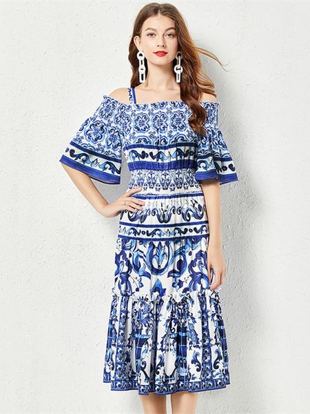 dresses summer runway blue and white porcelain print beach midi dress women's spaghetti strap flare sleeve elastic waist cotton vestido, Black;gray
dresses summer runway blue and white porcelain print beach midi dress women's spaghetti strap flare sleeve elastic waist cotton vestido, Black;gray