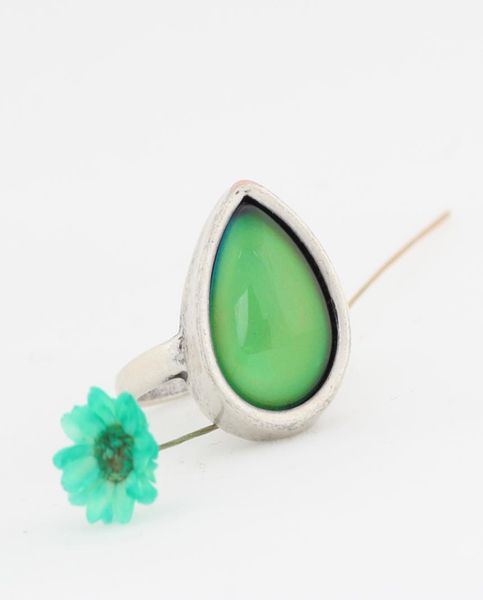 good lucky mood tear drop stone antique silver ring active color change women039s finger rings mjrs0471672171, Golden;silver
good lucky mood tear drop stone antique silver ring active color change women039s finger rings mjrs0471672171, Golden;silver