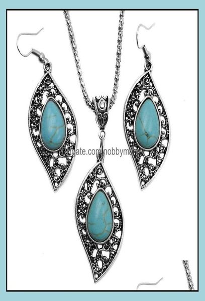 earrings necklace jewelry sets fashion turquoise set antique sier leaves pendant necklacesearring 2pcs for women drop delivery 6423222, Silver
earrings necklace jewelry sets fashion turquoise set antique sier leaves pendant necklacesearring 2pcs for women drop delivery 6423222, Silver