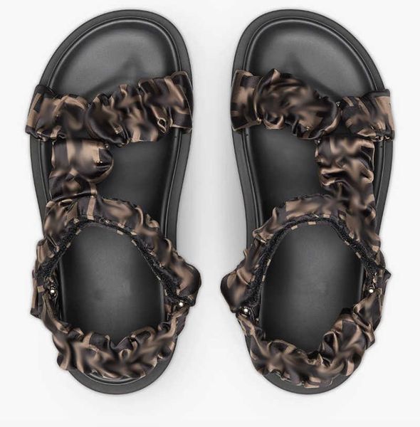 women designer sandal brown satin sandals flat sandal with wide bands print stretch satin embellished shoes girls summer slipper with box 34, Black
women designer sandal brown satin sandals flat sandal with wide bands print stretch satin embellished shoes girls summer slipper with box 34, Black