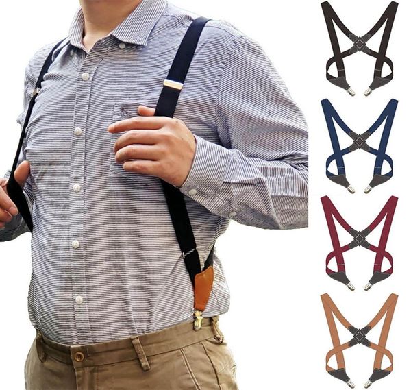 crossover trousers holsterstyle elastic side clip crossover strap suspenders not easy to slip off8988615, Black;white
crossover trousers holsterstyle elastic side clip crossover strap suspenders not easy to slip off8988615, Black;white