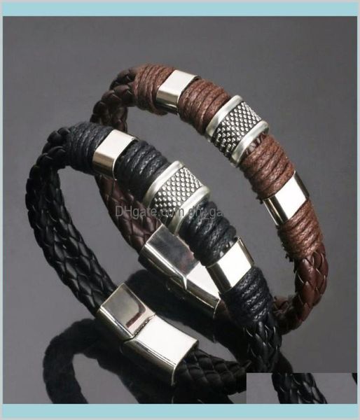 fashion style vintage punk weave genuine leather men bracelet male bangles pulseras hombre zinc alloy jewelry accessories z7tad ba1560181, Black
fashion style vintage punk weave genuine leather men bracelet male bangles pulseras hombre zinc alloy jewelry accessories z7tad ba1560181, Black