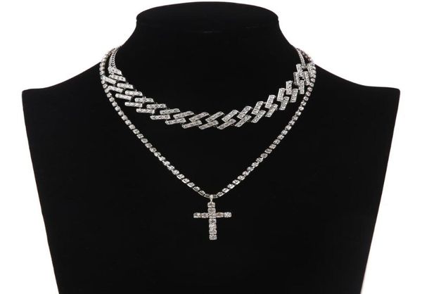 chains iced out cuban link chain necklace set cross pendant jewelry for women rhinestone choker luxury bling hip hop jewellery8984284, Silver
chains iced out cuban link chain necklace set cross pendant jewelry for women rhinestone choker luxury bling hip hop jewellery8984284, Silver