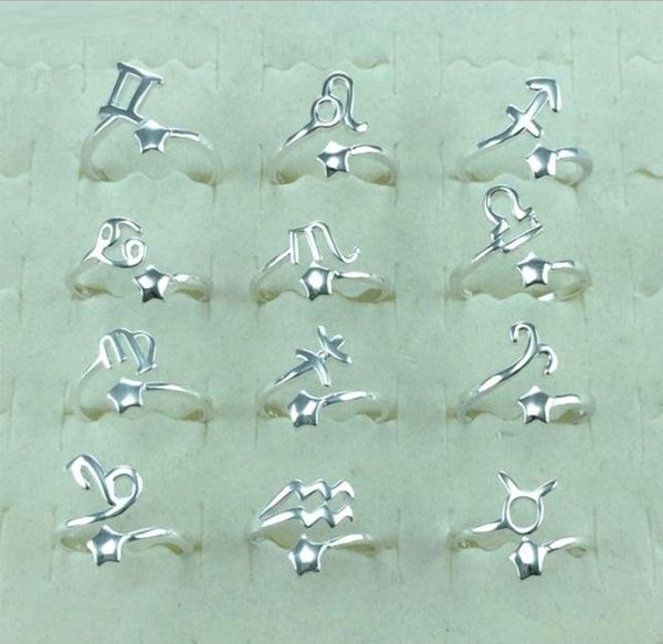 fashion twelve 12 constellations s925 silver ring zodiac sign opening rings for women retro couple finger r ings5365690
fashion twelve 12 constellations s925 silver ring zodiac sign opening rings for women retro couple finger r ings5365690