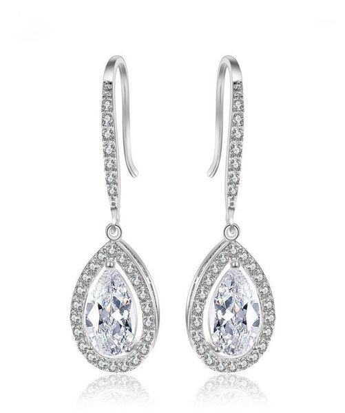 slbridal vintage waterdrop cz wedding earrings drop teardrop cubic zircon bridal earring bridesmaids earring15392405, Silver
slbridal vintage waterdrop cz wedding earrings drop teardrop cubic zircon bridal earring bridesmaids earring15392405, Silver