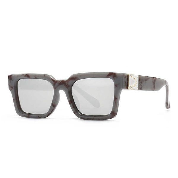 9284 marble square modern ins fashion street shooting sunglasses, White;black
9284 marble square modern ins fashion street shooting sunglasses, White;black