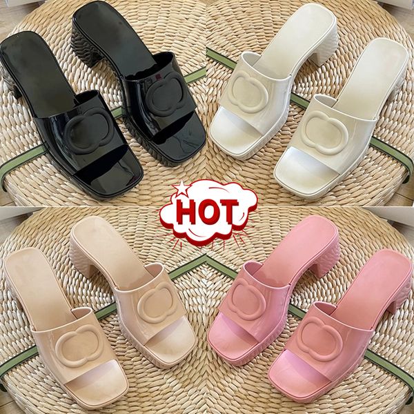 women slippers designer rubber slides chunky heel interlocking logo g platform slide sandal pink womens luxury beach sandals shoes mules fla, Black
women slippers designer rubber slides chunky heel interlocking logo g platform slide sandal pink womens luxury beach sandals shoes mules fla, Black