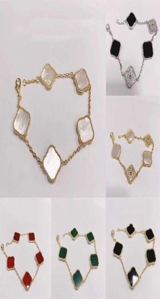charm bracelets 925 silver designer lucky elegant charm bracelet cleef fashion vintage 5 motifs bracelets clover leaf necklace lux8538456, Golden;silver
charm bracelets 925 silver designer lucky elegant charm bracelet cleef fashion vintage 5 motifs bracelets clover leaf necklace lux8538456, Golden;silver