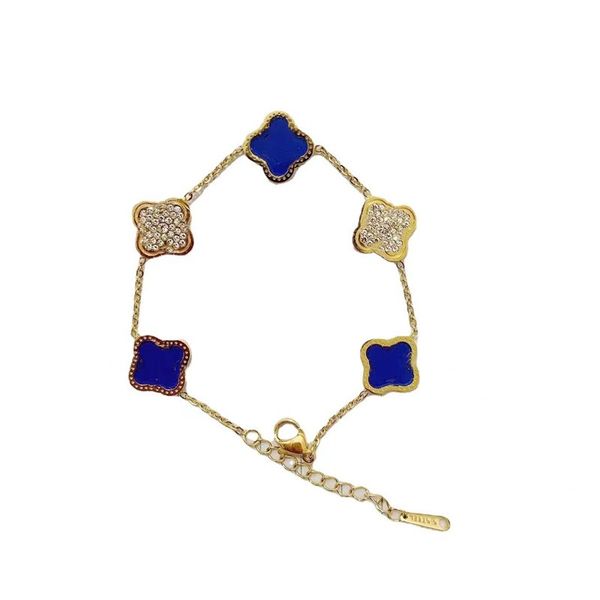 luxury brand designer clover bracelet jewelry four leaf bracelets 18k gold plated agate diamond fashion love charm chain for women wedding p, Black
luxury brand designer clover bracelet jewelry four leaf bracelets 18k gold plated agate diamond fashion love charm chain for women wedding p, Black