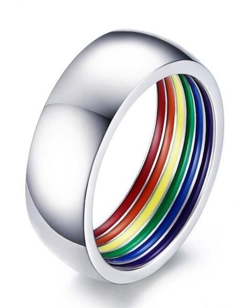 wedding ring 316l stainless steel rainbow rubber striped gay lesbian band ring size 712 in usa gay wedding engagement promise ba1648067, Slivery;golden
wedding ring 316l stainless steel rainbow rubber striped gay lesbian band ring size 712 in usa gay wedding engagement promise ba1648067, Slivery;golden