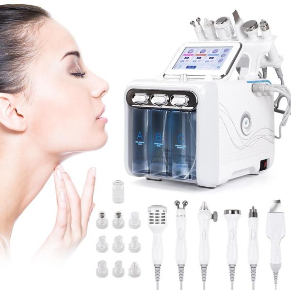 6 in 1 water oxygen jet aqua peeling hydra beauty facial skin deep cleansing machine professional hydro dermabrasion spa salon5010726, Black;white
6 in 1 water oxygen jet aqua peeling hydra beauty facial skin deep cleansing machine professional hydro dermabrasion spa salon5010726, Black;white