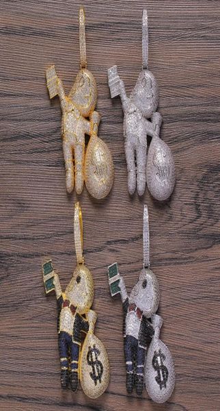 small size brass cz stones cartoon men money bag necklace hip hop pendant jewelry bling bling iced out cn199 y12207889399, Silver
small size brass cz stones cartoon men money bag necklace hip hop pendant jewelry bling bling iced out cn199 y12207889399, Silver