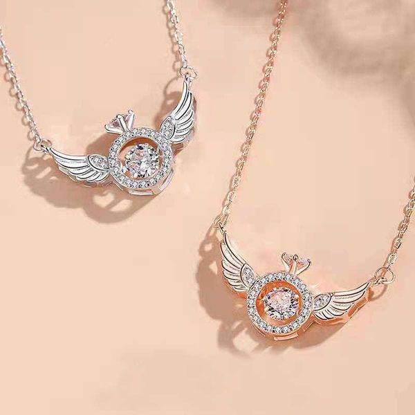 pendant necklaces 2023 new design angel wings necklace with crystals sweet jewelry gift for women girls girlfriend j230601, Silver
pendant necklaces 2023 new design angel wings necklace with crystals sweet jewelry gift for women girls girlfriend j230601, Silver