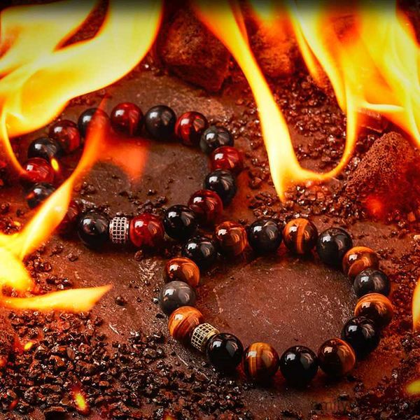 charm bracelets hell fire series 5a natural red yellow tiger eye stone bracelet male female obisidain micromount zircon accessories jewelry, Golden;silver
charm bracelets hell fire series 5a natural red yellow tiger eye stone bracelet male female obisidain micromount zircon accessories jewelry, Golden;silver