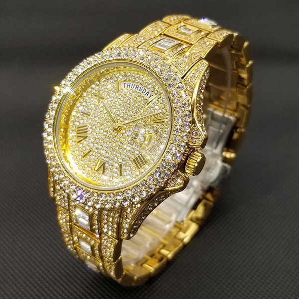 wristwatches full iced out watch for men luxury gold hip hop diamond quartz mens watches waterproof day date clock selling product 230602, Slivery;golden
wristwatches full iced out watch for men luxury gold hip hop diamond quartz mens watches waterproof day date clock selling product 230602, Slivery;golden