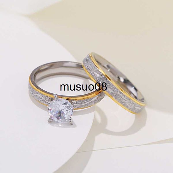 band rings 4mm couple lover engagement rings for women men stainless steel ring with zircon korean style jewelry for wedding wc033 j230602, Silver
band rings 4mm couple lover engagement rings for women men stainless steel ring with zircon korean style jewelry for wedding wc033 j230602, Silver