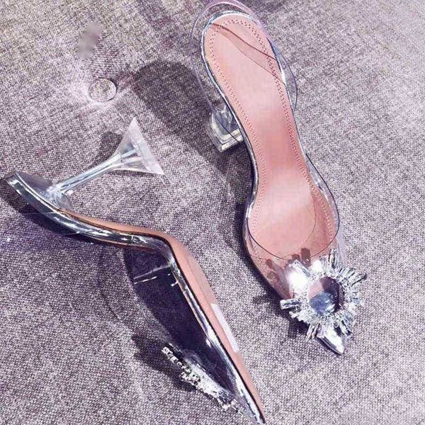 slipper luxury sandal women pump transparent pvc high heel shoe punch slip on wedding party brand fashion for lady 220622, Black
slipper luxury sandal women pump transparent pvc high heel shoe punch slip on wedding party brand fashion for lady 220622, Black