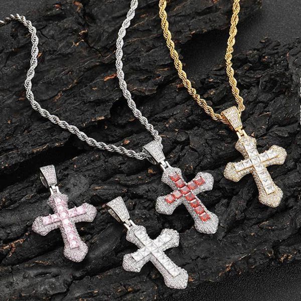 fashion hiphop jewelry mens diamond cross gold necklace designer red blue aaa cubic zirconia copper pendant silver chain twist rope necklace
fashion hiphop jewelry mens diamond cross gold necklace designer red blue aaa cubic zirconia copper pendant silver chain twist rope necklace