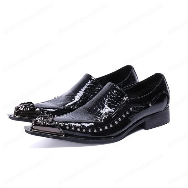 snake skin men metal toe genuine leather shoes british style men slip on shoes formal party nightclub male shoes5805570, Black
snake skin men metal toe genuine leather shoes british style men slip on shoes formal party nightclub male shoes5805570, Black