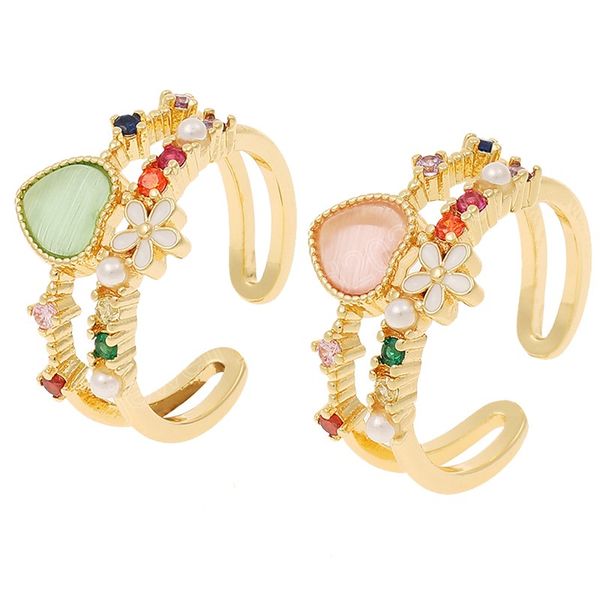 romantic love heart bling cubic zirconia adjustable rings exquisite 18k gold plated geometric jewelry for couple fine gifts, Golden;silver
romantic love heart bling cubic zirconia adjustable rings exquisite 18k gold plated geometric jewelry for couple fine gifts, Golden;silver