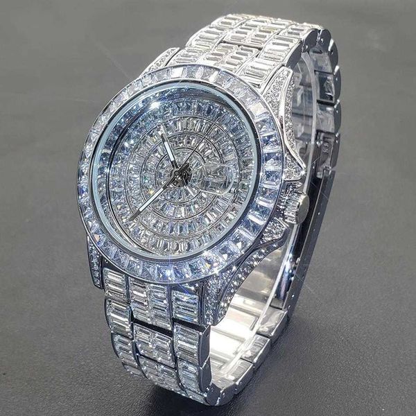 wristwatches full iced out watches for men luxury handmade mosaic diamond silver steel watch fashion hip hop automatic date male clock 23060, Slivery;golden
wristwatches full iced out watches for men luxury handmade mosaic diamond silver steel watch fashion hip hop automatic date male clock 23060, Slivery;golden