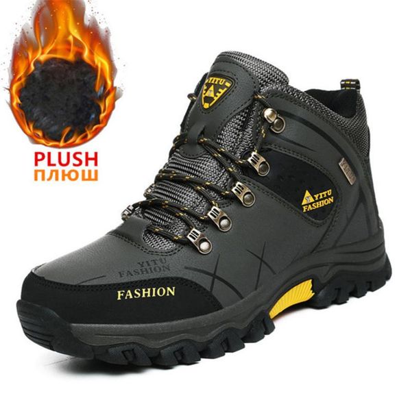 brand men winter snow boots waterproof leather sneakers super warm men039s boots outdoor male hiking boots work shoes 2204111126277, Black;brown
brand men winter snow boots waterproof leather sneakers super warm men039s boots outdoor male hiking boots work shoes 2204111126277, Black;brown