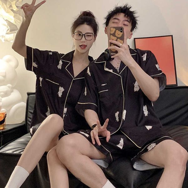 pyjamas women 2 piece pajama set faux silk satin pyjama lapel couple pijama pjs sleepwear short sleeve shirt pants homewear loungewear j2306, Red;black
pyjamas women 2 piece pajama set faux silk satin pyjama lapel couple pijama pjs sleepwear short sleeve shirt pants homewear loungewear j2306, Red;black