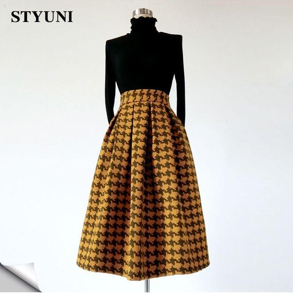 dresses houndstooth yellow ball gown knitted vintage high waist aline loose women's skirt korean fashion kneelength skirts for women, White;black
dresses houndstooth yellow ball gown knitted vintage high waist aline loose women's skirt korean fashion kneelength skirts for women, White;black
