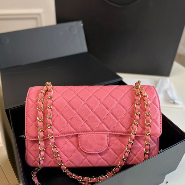 womens classic double flap bags quilted caviar leather calfskin gold/silver metal crossbody shoulder pink peach multi pochette outdoor sacoc
womens classic double flap bags quilted caviar leather calfskin gold/silver metal crossbody shoulder pink peach multi pochette outdoor sacoc