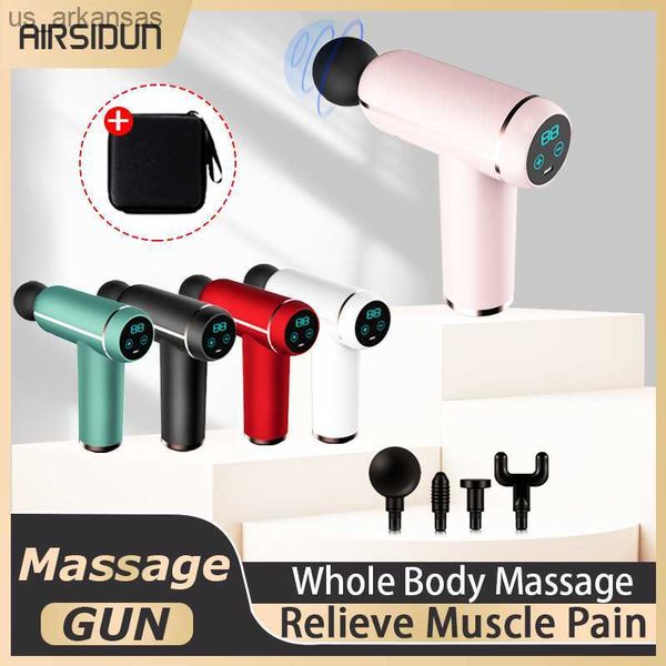 lcd fascia gun 4 massage heads full body massage to relieve muscle pain portable electronic massager for shoulder and leg relax l230523
lcd fascia gun 4 massage heads full body massage to relieve muscle pain portable electronic massager for shoulder and leg relax l230523