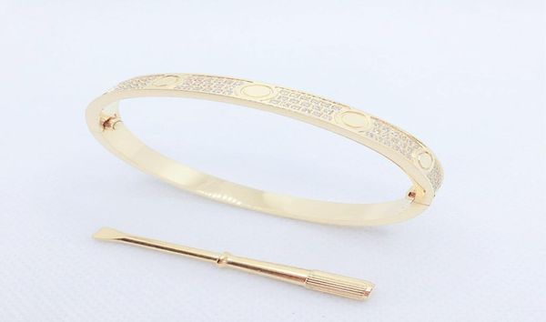 18k gold ladies diamond bangle bracelet screwdriver bangle valentines day wedding gift 316l stainless steel jewelry factory4831234, Black
18k gold ladies diamond bangle bracelet screwdriver bangle valentines day wedding gift 316l stainless steel jewelry factory4831234, Black